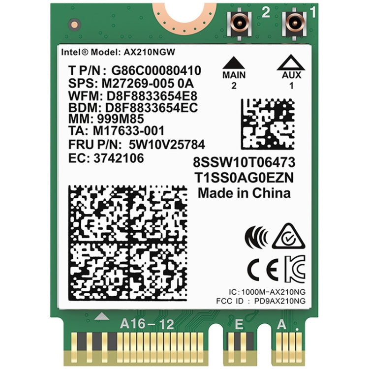 COMFAST AX210 vPro-M 5374Mbps Bluetooth 5.2 Tri-band Wireless Network Card COMFAST AX210 vPro-M 5374Mbps Bluetooth 5.2 Tri-band Wireless Network Card